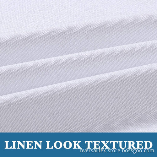 Thick Linen Textured Patio Sliding Door Blackout Curtain